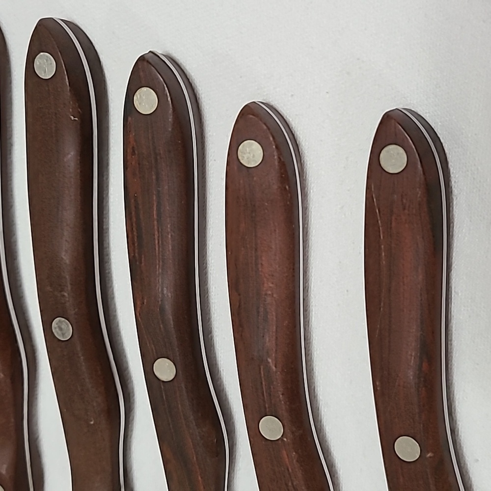 Cutco Vintage #59 Pat. No. 2147079, Set of 7 Smooth Blade Steak/table Knives - Picture 3 of 16
